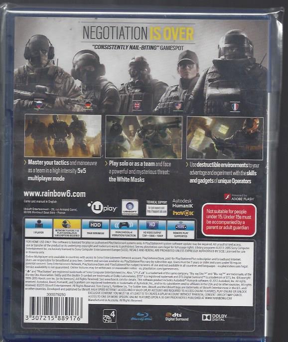 Rainbow Six SEIGE | PS4