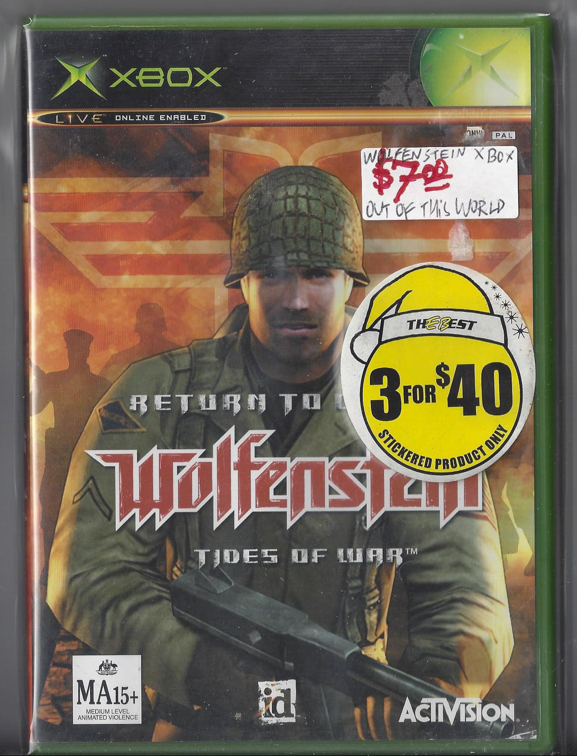 Return To Castle Wolfenstein Tides Of War | X-BOX
