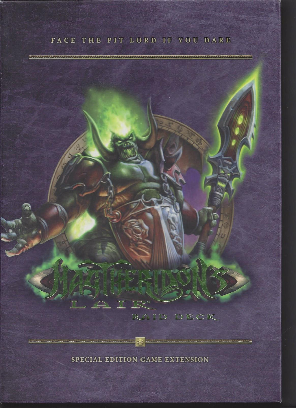 World Of Warcraft Trading Card Game MAGTERIDONS LAIR Raid Deck BLIZZARD (2007)
