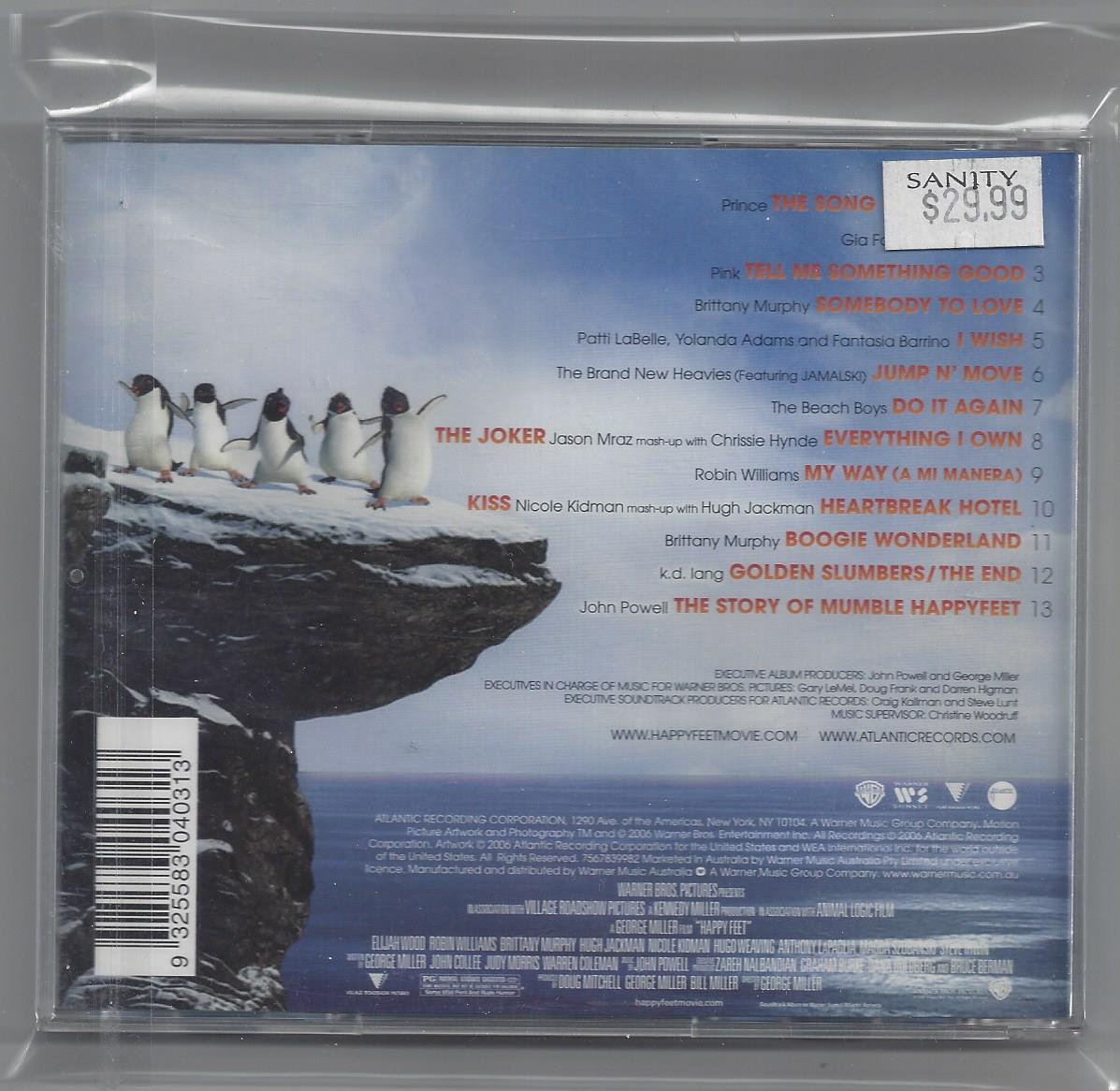 Happy Feet | Music From The Motion Picture | CD SOUNDTRACK