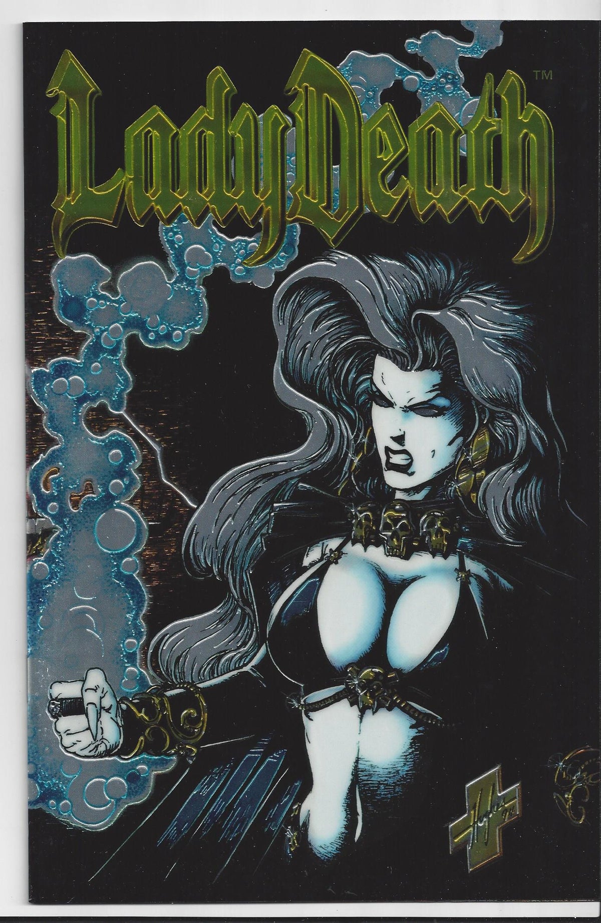 Lady Death Between Heaven And Hell Issue 1 Chrome Comic Vintage Chaos 1994