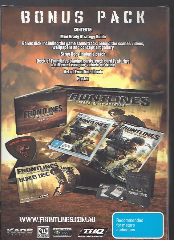 Frontlines Fuel Of War | COLLECTOR'S EDITION | PC