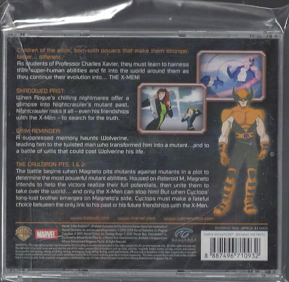 X-Men: Evolution Xposing the Truth Video CD VCD Marvel (2003)