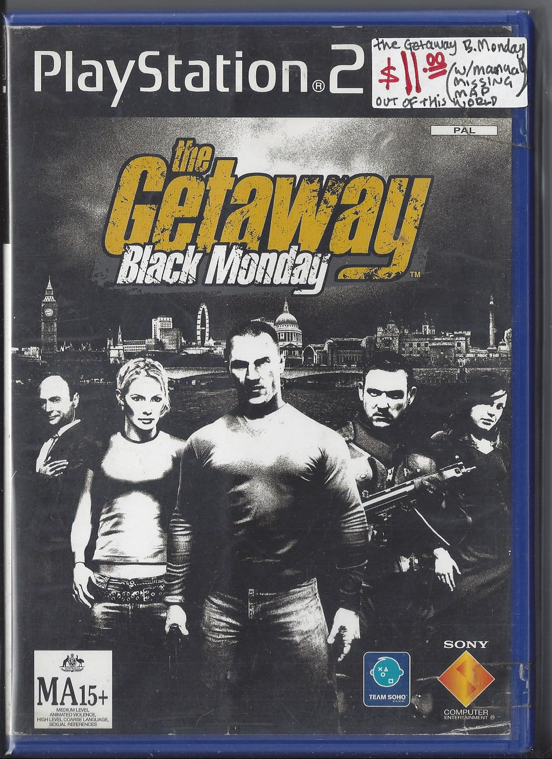 The Getaway Black Monday | PS2