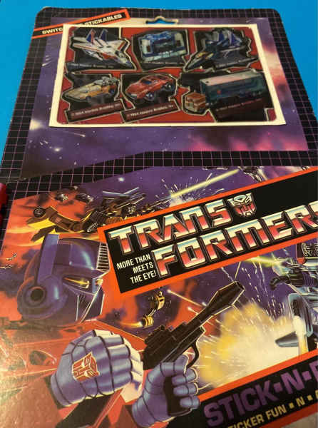 Transformers Sticker-N-Play (1983)