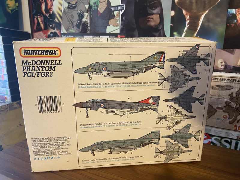 Matchbox Phantom FG1/FGR2 1-72 Scale Model (1980’s)